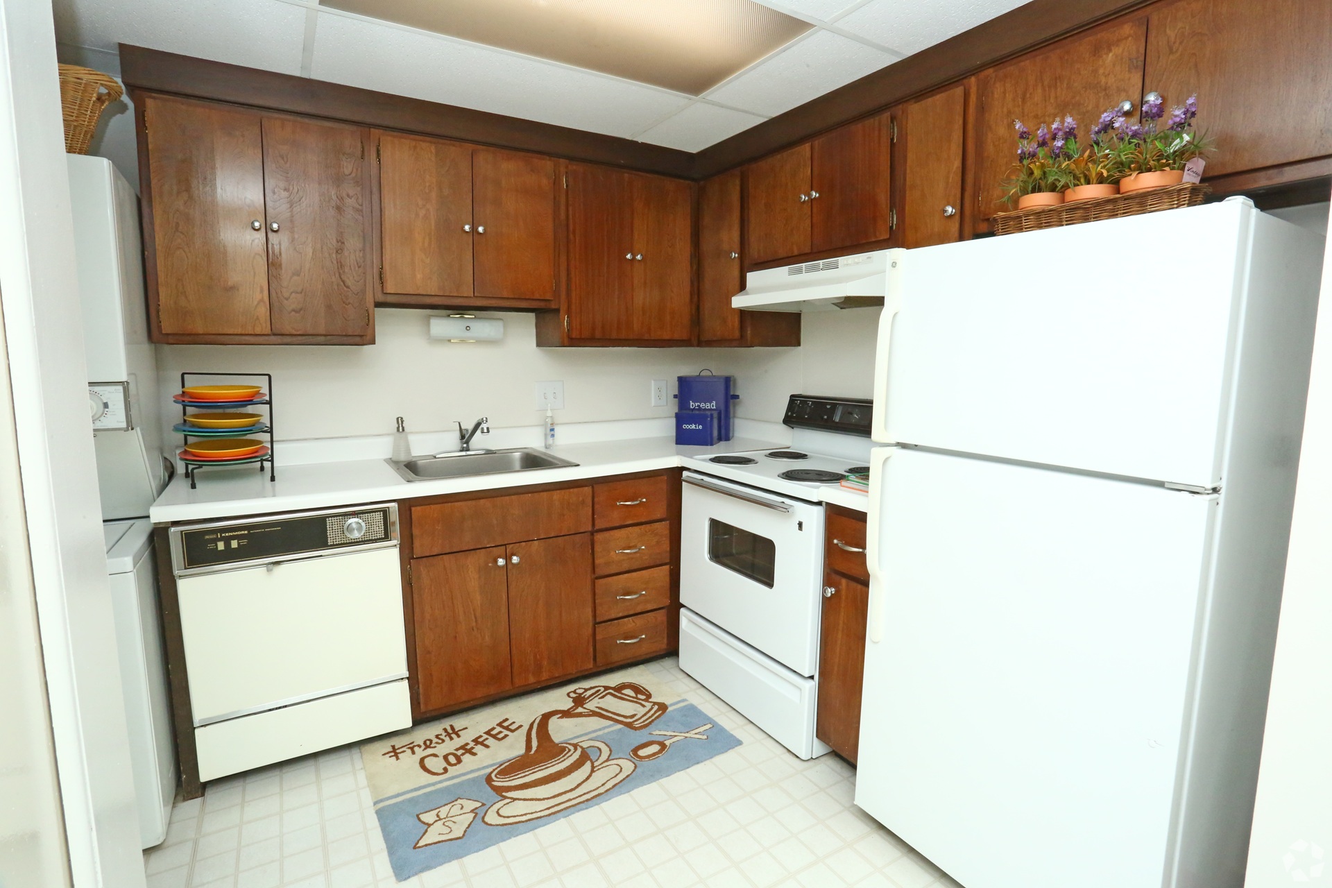 Clovertree Apartments kitchen in Flint Michigan